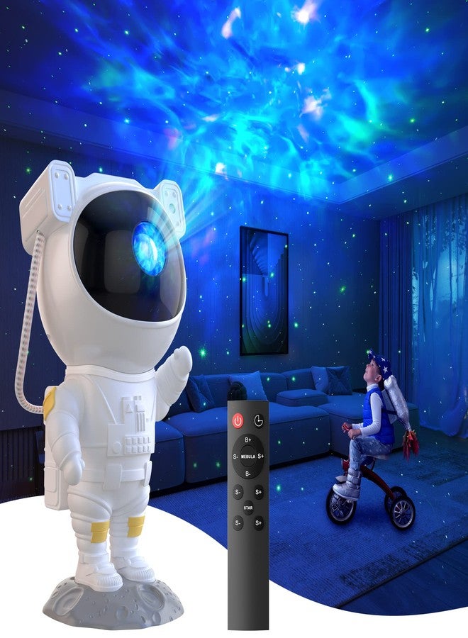 Fussion Star Projector Galaxy Light, Astronaut Light Projector Kids Night Light, Nebula Starry Sky Light Projector with Remote and Timer for Kids Adults Bedroom/Birthday/Party/Decoration - Image 1